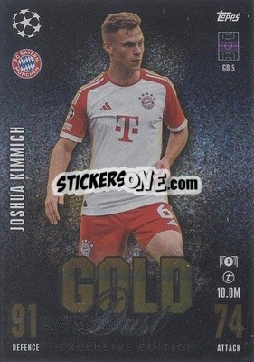 Sticker Joshua Kimmich - UEFA Champions League & Europa League 2023-2024. Match Attax n. GD5 - Topps