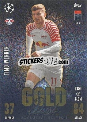 Sticker Timo Werner - UEFA Champions League & Europa League 2023-2024. Match Attax - Topps