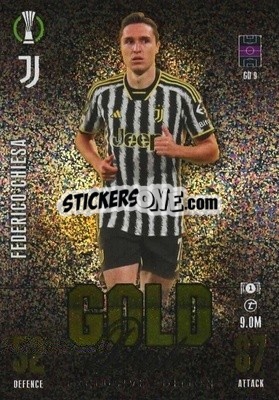 Sticker Federico Chiesa - UEFA Champions League & Europa League 2023-2024. Match Attax n. GD9 - Topps
