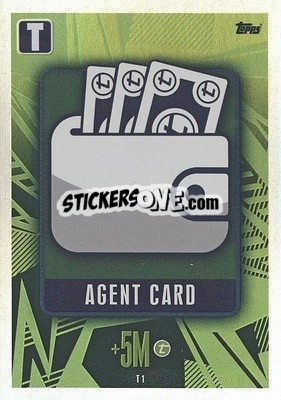 Sticker Agent - UEFA Champions League & Europa League 2023-2024. Match Attax n. T1 - Topps