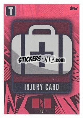 Sticker Injury - UEFA Champions League & Europa League 2023-2024. Match Attax n. T2 - Topps