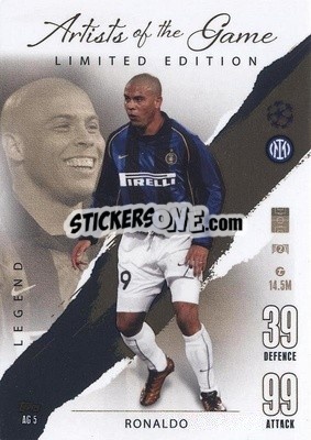 Sticker Ronaldo - UEFA Champions League & Europa League 2023-2024. Match Attax n. AG5 - Topps