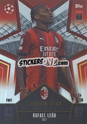 Sticker Rafael Leão - UEFA Champions League & Europa League 2023-2024. Match Attax n. SS4 - Topps