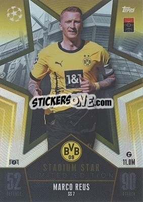 Sticker Marco Reus - UEFA Champions League & Europa League 2023-2024. Match Attax n. SS7 - Topps