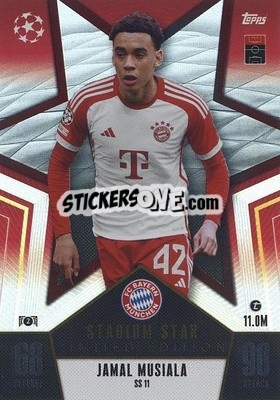 Sticker Jamal Musiala - UEFA Champions League & Europa League 2023-2024. Match Attax n. SS11 - Topps