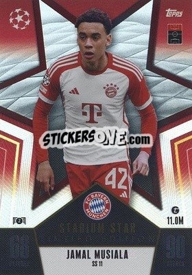 Cromo Jamal Musiala - UEFA Champions League & Europa League 2023-2024. Match Attax - Topps