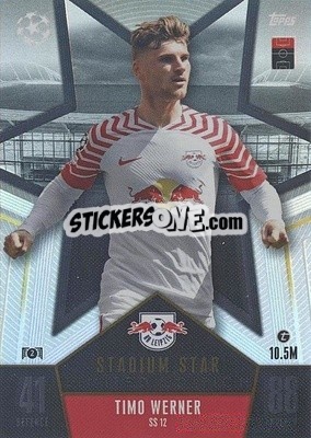 Sticker Timo Werner - UEFA Champions League & Europa League 2023-2024. Match Attax n. SS12 - Topps