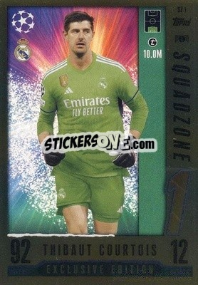 Sticker Thibaut Courtois - UEFA Champions League & Europa League 2023-2024. Match Attax n. SZ1 - Topps
