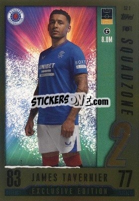 Sticker James Tavernier - UEFA Champions League & Europa League 2023-2024. Match Attax n. SZ2 - Topps