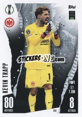 Sticker Kevin Trapp - UEFA Champions League & Europa League 2023-2024. Match Attax n. 254 - Topps