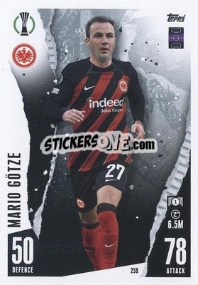 Sticker Mario Götze - UEFA Champions League & Europa League 2023-2024. Match Attax n. 259 - Topps
