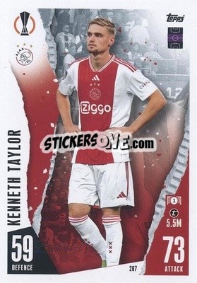 Figurina Kenneth Taylor - UEFA Champions League & Europa League 2023-2024. Match Attax - Topps