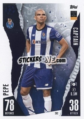 Sticker Pepe - UEFA Champions League & Europa League 2023-2024. Match Attax n. 282 - Topps