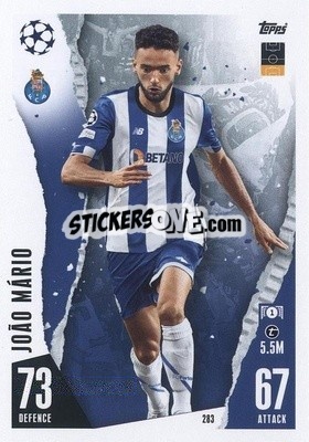 Sticker João Mário - UEFA Champions League & Europa League 2023-2024. Match Attax - Topps