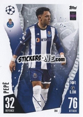 Sticker Pepê - UEFA Champions League & Europa League 2023-2024. Match Attax n. 284 - Topps