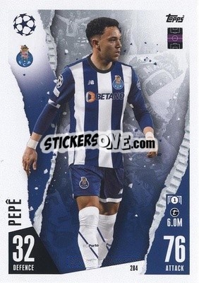 Sticker Pepê - UEFA Champions League & Europa League 2023-2024. Match Attax - Topps