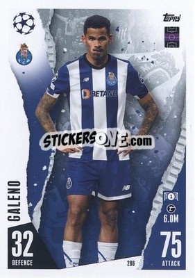 Sticker Galeno - UEFA Champions League & Europa League 2023-2024. Match Attax n. 286 - Topps