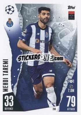 Sticker Mehdi Taremi - UEFA Champions League & Europa League 2023-2024. Match Attax n. 288 - Topps