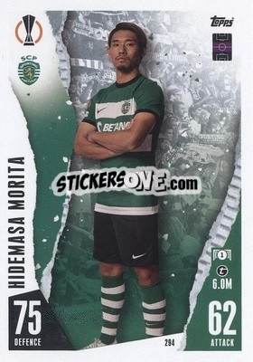 Sticker Hidemasa Morita - UEFA Champions League & Europa League 2023-2024. Match Attax n. 294 - Topps