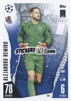 Cromo Alejandro Remiro - UEFA Champions League & Europa League 2023-2024. Match Attax - Topps