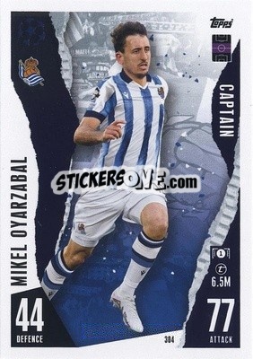 Cromo Mikel Oyarzabal - UEFA Champions League & Europa League 2023-2024. Match Attax n. 304 - Topps