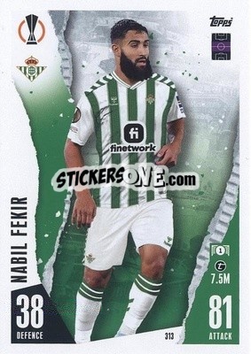 Sticker Nabil Fekir - UEFA Champions League & Europa League 2023-2024. Match Attax - Topps