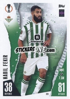 Cromo Nabil Fekir - UEFA Champions League & Europa League 2023-2024. Match Attax - Topps