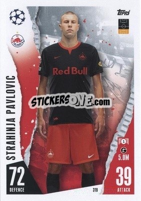 Sticker Stahinja Pavlovic - UEFA Champions League & Europa League 2023-2024. Match Attax n. 319 - Topps