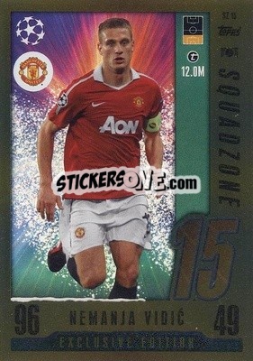 Sticker Nemanja Vidić - UEFA Champions League & Europa League 2023-2024. Match Attax n. SZ15 - Topps