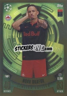 Sticker Noah Okafor - UEFA Champions League & Europa League 2023-2024. Match Attax n. LE23 - Topps