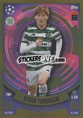 Cromo Kyogo Furuhashi - UEFA Champions League & Europa League 2023-2024. Match Attax - Topps