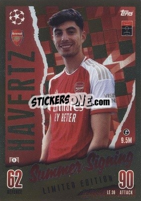 Sticker Kai Havertz - UEFA Champions League & Europa League 2023-2024. Match Attax - Topps