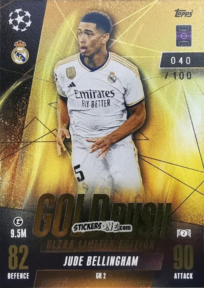 Figurina Jude Bellingham - UEFA Champions League & Europa League 2023-2024. Match Attax n. GR2 - Topps