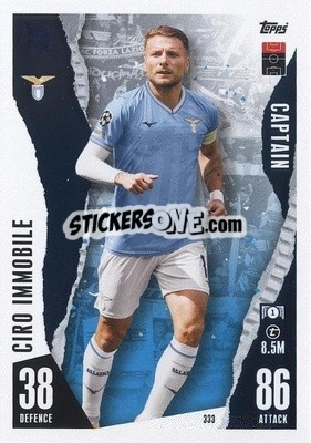 Sticker Ciro Immobile - UEFA Champions League & Europa League 2023-2024. Match Attax n. 333 - Topps