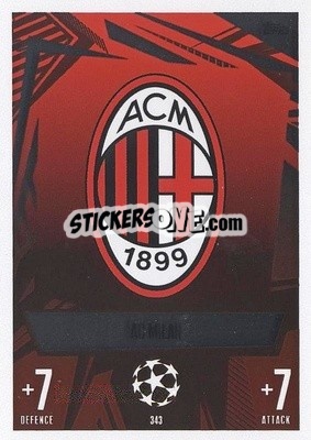 Sticker Club Badge - UEFA Champions League & Europa League 2023-2024. Match Attax n. 343 - Topps
