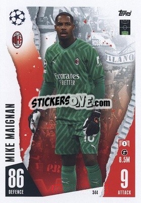 Sticker Mike Maignan - UEFA Champions League & Europa League 2023-2024. Match Attax n. 344 - Topps