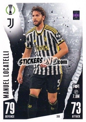 Sticker Manuel Locatelli - UEFA Champions League & Europa League 2023-2024. Match Attax - Topps