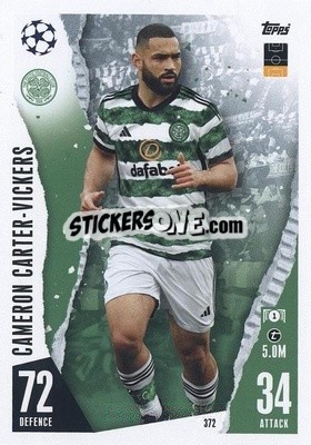 Sticker Cameron Carter - UEFA Champions League & Europa League 2023-2024. Match Attax n. 372 - Topps