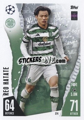 Sticker Reo Hatate - UEFA Champions League & Europa League 2023-2024. Match Attax n. 374 - Topps