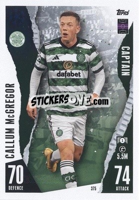 Sticker Callum McGregor - UEFA Champions League & Europa League 2023-2024. Match Attax - Topps