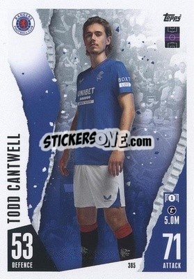 Sticker Todd Cantwell - UEFA Champions League & Europa League 2023-2024. Match Attax - Topps