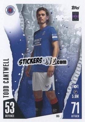 Sticker Todd Cantwell - UEFA Champions League & Europa League 2023-2024. Match Attax n. 385 - Topps