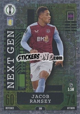 Sticker Jacob Ramsey - UEFA Champions League & Europa League 2023-2024. Match Attax - Topps
