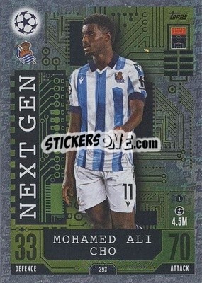 Sticker Mohamed Ali Cho - UEFA Champions League & Europa League 2023-2024. Match Attax - Topps