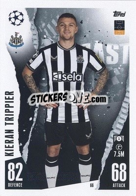 Sticker Kieran Trippier - UEFA Champions League & Europa League 2023-2024. Match Attax - Topps