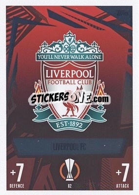 Sticker Club Badge - UEFA Champions League & Europa League 2023-2024. Match Attax n. 82 - Topps