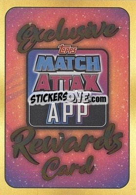 Sticker Exclusive Rewards Card - UEFA Champions League & Europa League 2023-2024. Match Attax - Topps