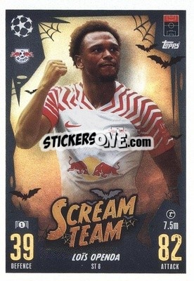 Sticker Loïs Openda - UEFA Champions League & Europa League 2023-2024. Match Attax n. ST8 - Topps