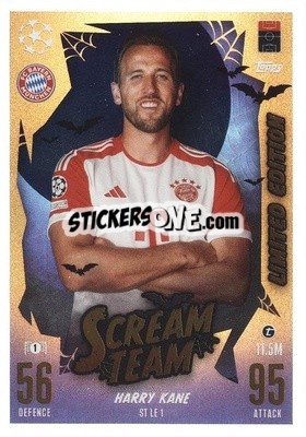 Figurina Harry Kane - UEFA Champions League & Europa League 2023-2024. Match Attax - Topps