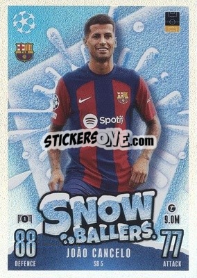 Sticker João Cancelo - UEFA Champions League & Europa League 2023-2024. Match Attax n. SB5 - Topps